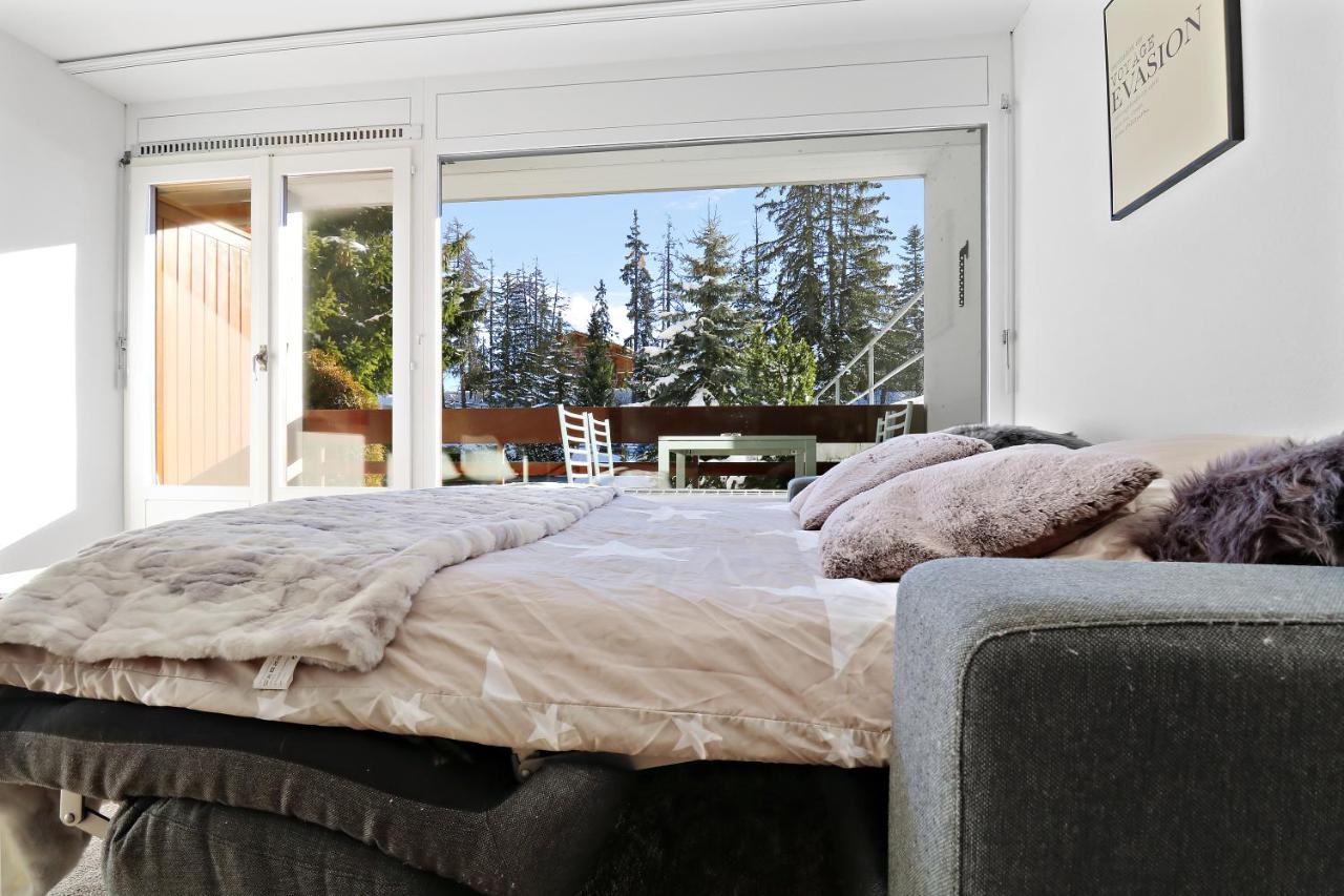 Appartement Cosy Et Renove Au Coeur De La Station Crans-Montana Kültér fotó